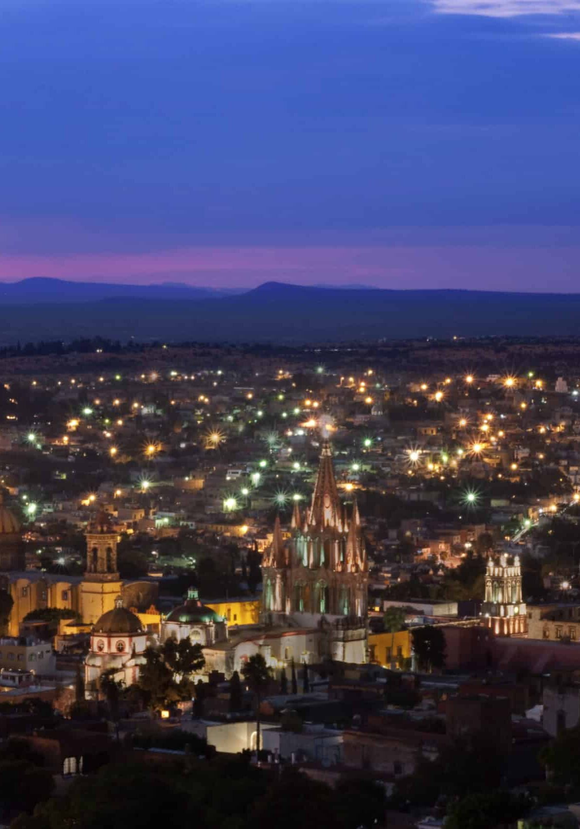 San Miguel de Allende at Twilight